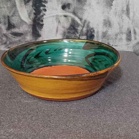 Large Lisa Naples Vintage Serving Bowl Vintage Late 80's - Picture 1 of 7